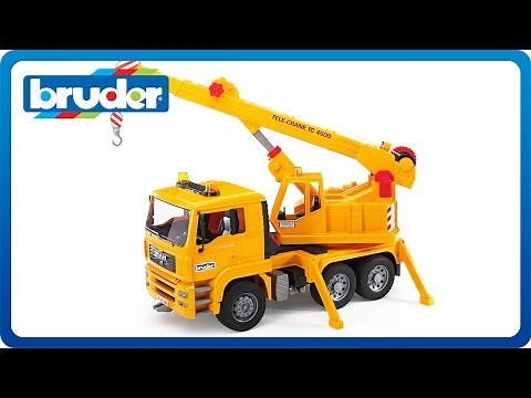 Bruder Toys MAN TGA Crane Truck #02754