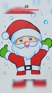 40K views · 522 reactions | Cute Santa Easy Drawing #drawing #drawingforkids | Drawing Book | Facebook