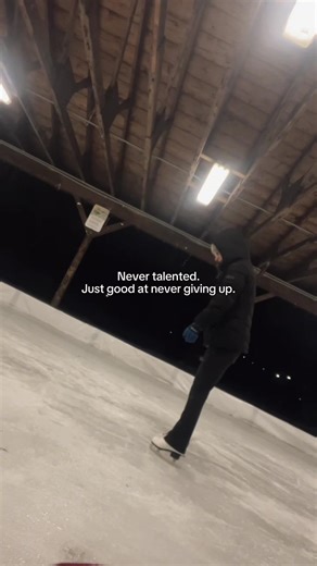 Once you stop the fear of falling, it’s like a freedom you’ve never had before. And that’s why I don’t give up 😌🫶🏻 #training #skatingprogress #motivational #fyp #iceskatingtiktok