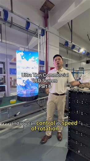Ultra thin commercial LED screen will be your good advertisement partner!😎 #led #leddisplay #ledsignage #ledbillboard #ledsign #commercial