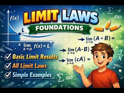 Limit Laws Foundations | Basic Results, All Limit Laws & Simple Examples
