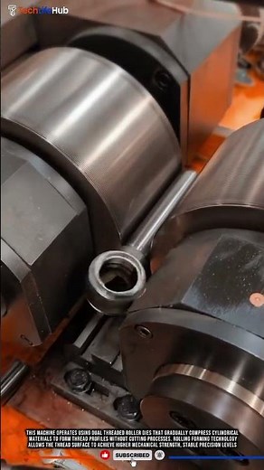 Innovation Thread Rolling Machine for Precision External Thread Forming #tech