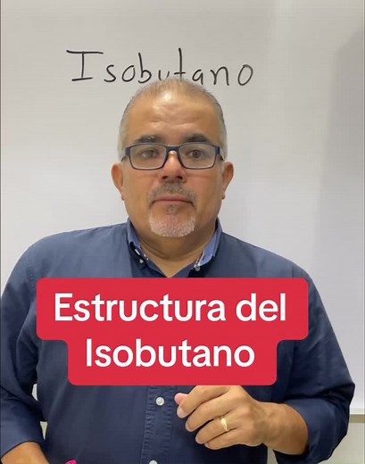 Estructura del Isobutano #isobutano #alcanos #formula #quimicaorganica #profeponcho #sigueme #explicandoquimica #clasesquimica