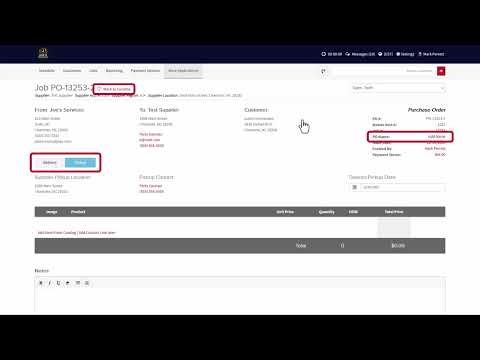 Suppliers + Purchase Orders Video Course | Creating Job Purchase Orders