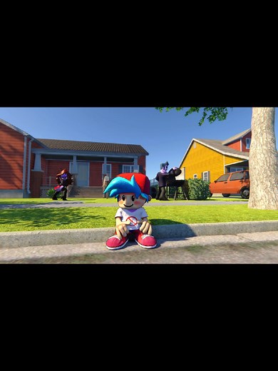 Baby Pico and Boyfriend Animation in FNF Mod