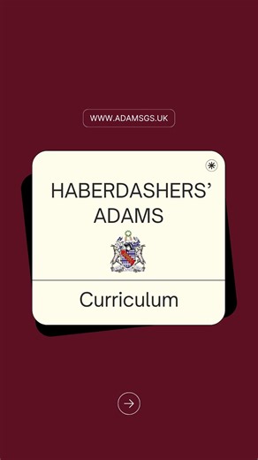 4K views · 33 reactions | Haberdashers' Adams Curriculum | Haberdashers' Adams | Facebook