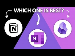 Notion vs Obsidian vs OneNote | Which Note-Taking App Is Right for You?