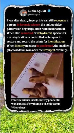 The Mind-Blowing Science Of Fingerprints! 🖨️ #Science #History #Crime