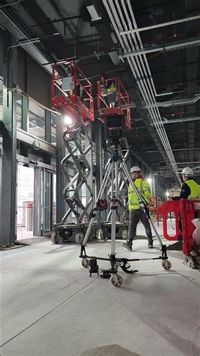 Marking celling anchor points with LightYX layout tool