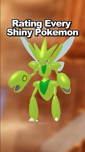 SHINY Scizor Rating Every Shiny Pokemon #pokemon #shinypokemon