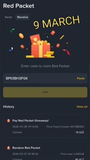 Red packet code in binance today | Binance red packet code today #redpacket #cryptoreward.