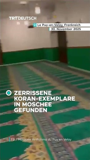 Angriff auf Moschee in Frankreich