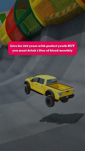 Live 200 Years (Drink Blood) OR Die At 40 (Peak Athlete)? 🩸 #shorts
