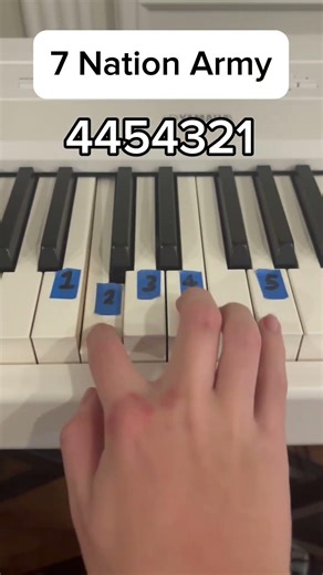 7 Nation Army Tutorial #piano #pianotutorial #easy