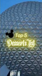 Top 5 Disney Desserts You NEED to Try 🍰😳 (EPCOT + Magic Kingdom)