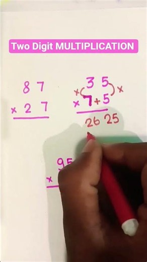 Two Digit MULTIPLICATION trick #simplification