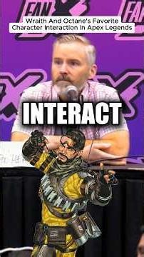 Wraith And Octane's Favorite Character Interaction In Apex Legends