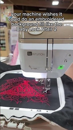 The Baby Lock Altair 2 has some really cool features if you’re doing some machine embroidery.