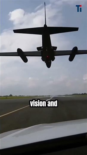 Why a Car Must Chase This Spy Plane Every Time It Lands? #military #defence #shorts