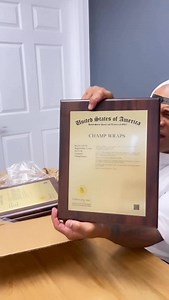Hector Lombard on Instagram: "Just got my patent plaques for my Showeather & Champwraps Trademarks Everything is owned nothing is given bet! #champwraps #showeather #hectorlombard"