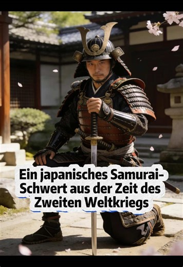 Wertvolles Samurai-Schwert aus dem Zweiten Weltkrieg