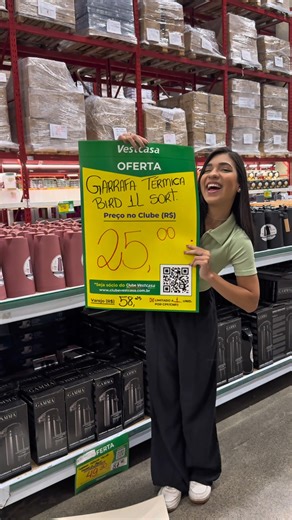 Mega Vestcasa Atibaia on Instagram: "VOCÊ NÃO PODE PERDER! Somente nessa quarta-feira, 07 de Janeiro, você vai encontrar Garrafa Térmica Bird por apenas R$25,00 à vista cada para sócios do Clube Vestcasa. Oferta Válida somente no dia 07/01/2026. Você pode comprar com esse preço nas lojas físicas ao fazer parte do Clube Vestcasa ou Super Clube Vestcasa Com o Clube Vestcasa, você fica sócio e economiza o ano todo! Escolha já o plano que mais combina com você e faça já sua adesão em 🚨 ATENÇÃO Suje