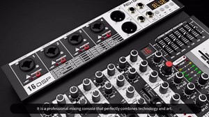 Professional Audio Mixer, 4 Channel Audio Interface Sound Board Mixing Console System Monitor, NEW BAXS 16-Bit DSP DJ Bluetooth Mixer +48V Phantom Effect For Karaoke Studio Streaming Recording