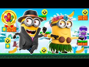 Los Minions - Nuevos Minions Espia, Mimo, Playero y Skater Cap. #10 Parque Minion - Juego para Niños