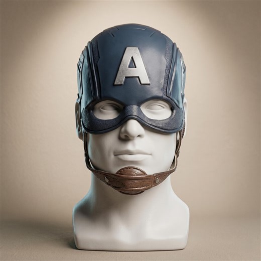 Captain America Mask | Cosplay Helmet | Superhero Costume Accessory | Adult and Kids - Etsy