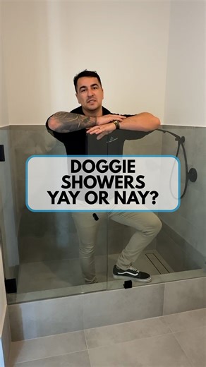 Doggie showers, love ’em or leave ’em? They get mixed reviews, but for the right household, they’re a game-changer. Nik’s showing one installed in the mudroom of this home, perfect for rinsing off after a dirty day on the job (or a muddy pup adventure). It’s one of those features you don’t think you need… until you do. #doggieshower #mrenthusiasthomes #mudroommagic #smarthomedetails #builderideas #wahomes #customfeatures #rinseandrepeat #westernaustralia #perthisokay #perthproperty | Mr Enthusia