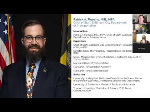 Moving Baltimore Forward: Transportation Priorities for Progress | Patrick A. Fleming, BCDOT