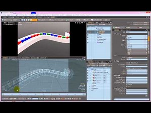 【modo機能紹介】カーブを使ったメッシュの作成・配置・アニメーション