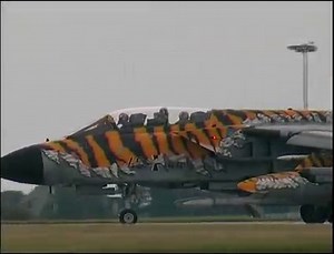 German AF - Panavia Tornado IDS, Tiger meet 2001 Filmed at RAF Waddington | Airshow World