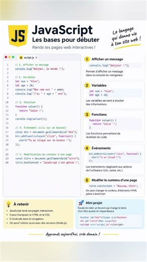 comment comprendre le java script js