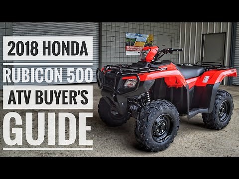 2018 Honda FourTrax Rubicon 500 ATV Model Lineup Explained / Differences / Model ID Breakdown