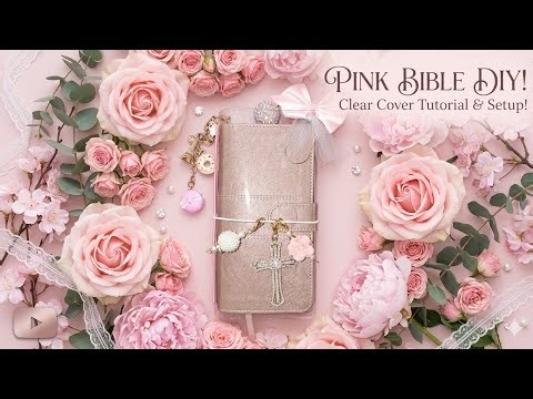 ✨️ ​DIY Clear Bible Cover Tutorial: Step-by-Step for Beginners 🕊