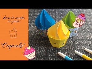 how to make origami cupcake | easy origami
