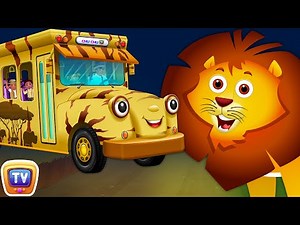 Wheels On The Bus | Kenya Jungle Book Wildlife Safari | Wild Animals and Animal Sounds | ChuChu TV