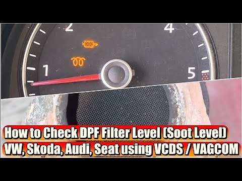 How to check your DPF Filter Level (Soot Level) VW, Volkswagen Skoda, Audi, Seat using VCDS / VAGCOM