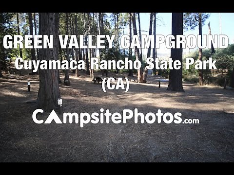 Green Valley Campground, Cuyamaca Rancho State Park, California Campsite Photos