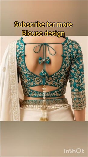 💯🔥Trending & Beautiful blouse back neck design #shorts #shortfeed #trending #blouse
