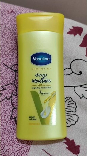 Vaseline Intensive care | 48 hour Deep moisture | Serum in lotion | Dry skin