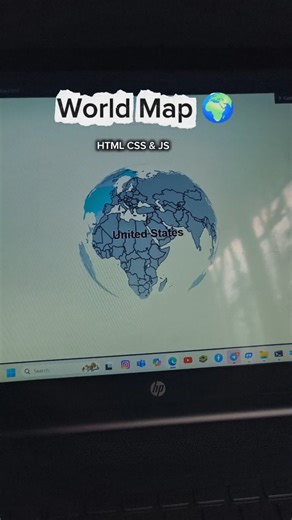 Devesh Karmali on Instagram: "World Map🌍 Using HTML CSS & JS #ai #ArtificialIntelligence #Coding #Programming #Tech #SoftwareDevelopment #Python #JavaScript #WebDevelopment #FrontendDevelopment #BackendDevelopment #Aldevelopment #CodingLife #Techie #DevLife #CodeNewbie #DeveloperLife #FullStack #WebDesign #OpenSource #Java #HTML #CSS #React #UI #UX #Designer #fyp #explore #viral"