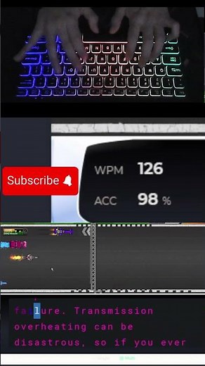 123 WPM Typing Speed Test on Nitro Type 🔥 | Fast Typing Challenge #Shorts
