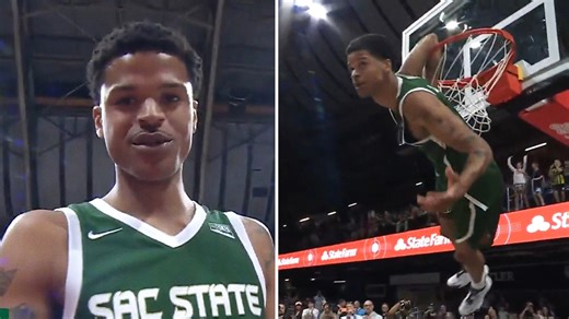 Shaquille O’Neal’s son Shaqir puts on a show at 2026 college dunk contest