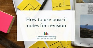 How to use post-it notes for revision