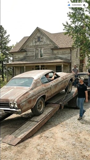 SAVED! 1968 Chevy Chevelle Barn Find Rescue! 😱 #shorts