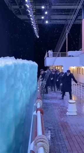 BTS documentation within vast movie studio warehouse2 #titanic #fyp #viral #behindthescenes