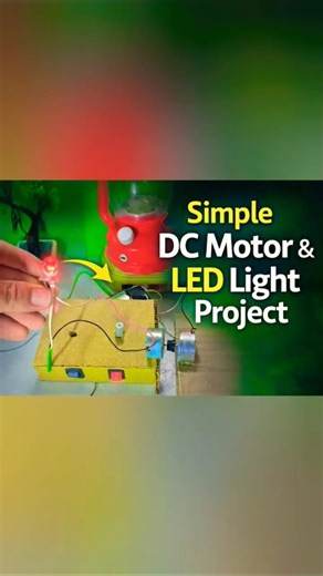 DIY Electric Motor LED Experiment