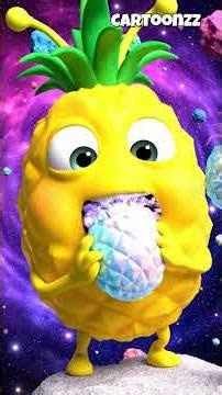 Crazy Alien Snack Time in Space! 🍍👽